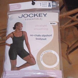 Jockey Essentials No-Chafe Slipshort Bodysuit - Black